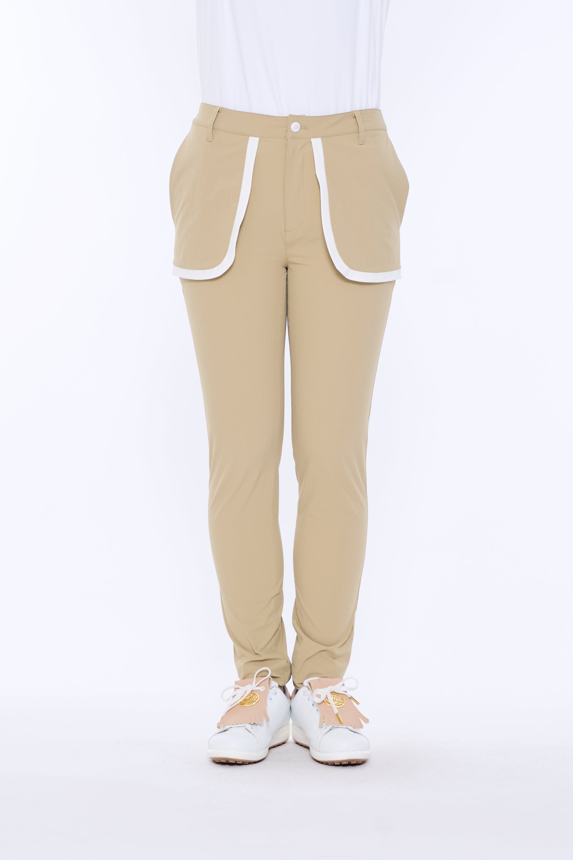Super stretch pants with yoke (701H2512)
