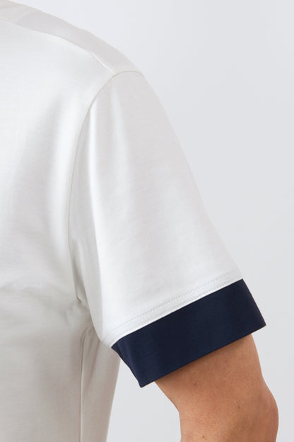 Short sleeve bicolor shirt (700J1002)