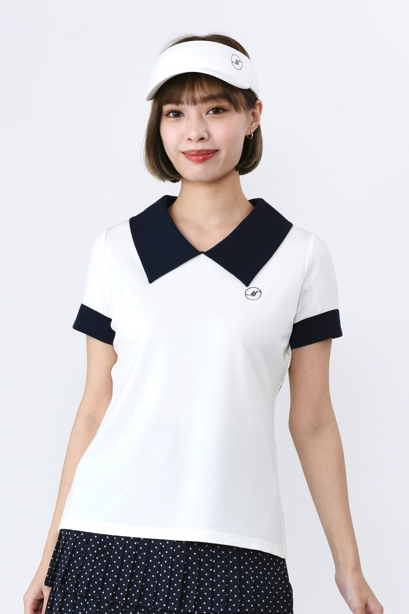 Short sleeve high tension big collar shirt (701J1006)