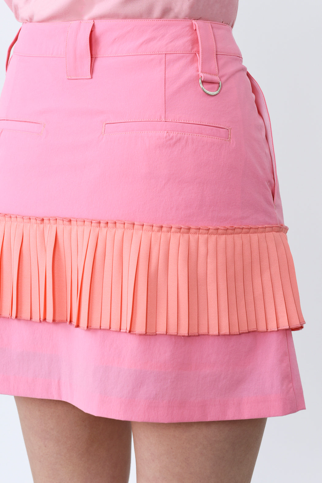 High tension half pleated skirt (701J1510)