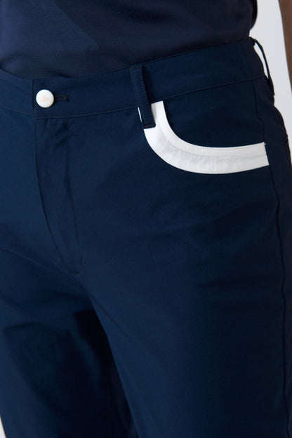 線條細部修身褲 (701J2510)