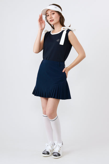High tension switching pleated skirt (701J3516)