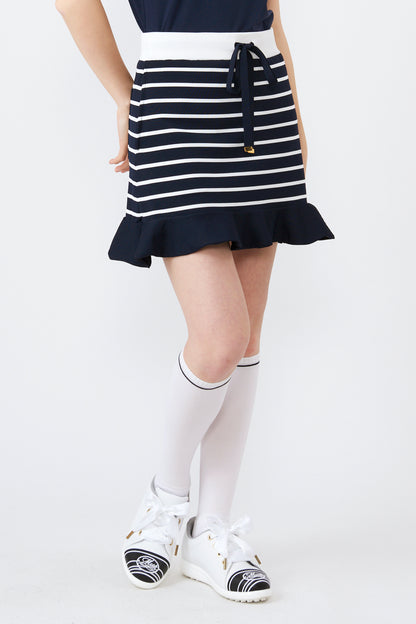 Border pattern knit skirt (701J3520)