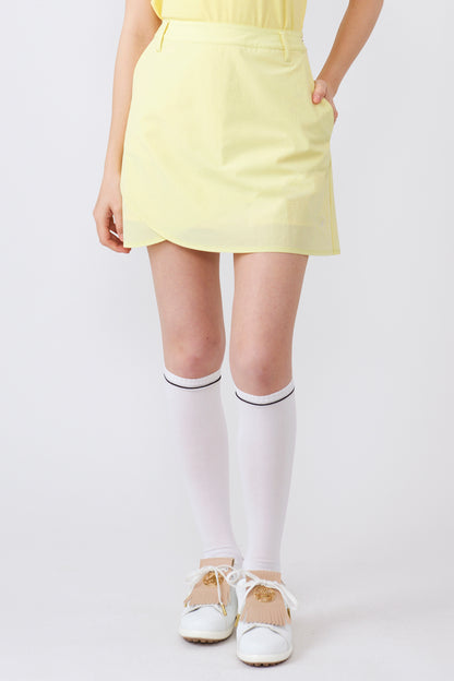 High tension deformed wrap style skirt (701J4510)