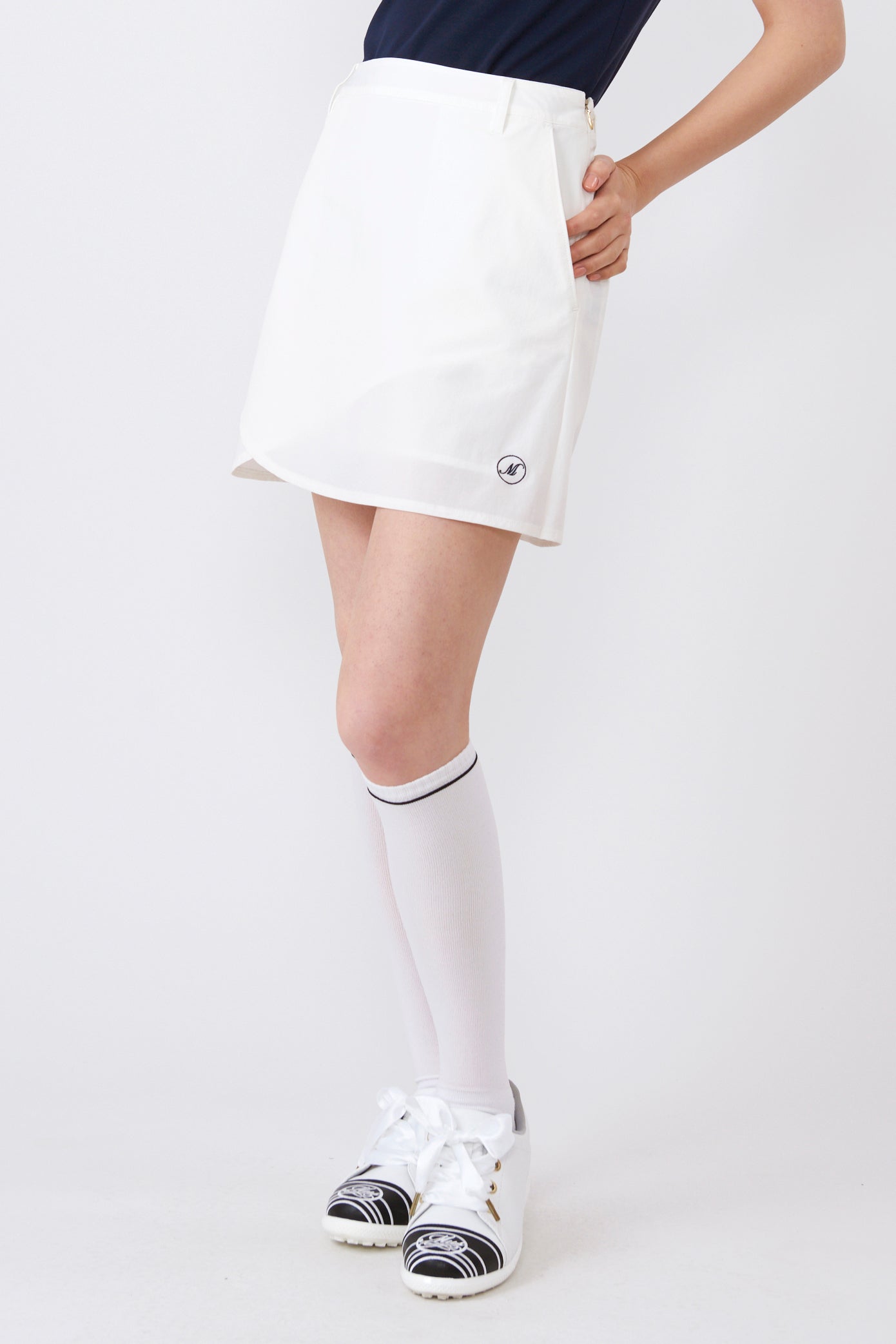 High tension deformed wrap style skirt (701J4510)