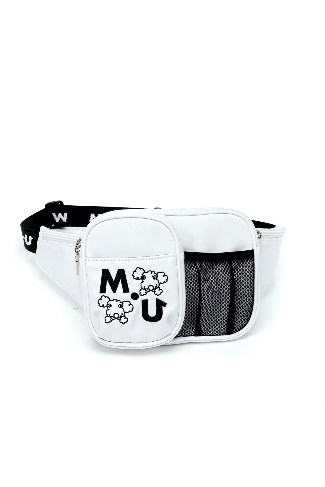One point waist pouch with SHUSHU+MU logo (703J2002)