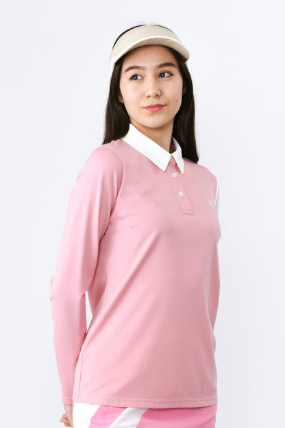 Long sleeve high tension bicolor shirt (801J1054)