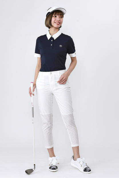 Short sleeve high tension bicolor shirt (801J1058)