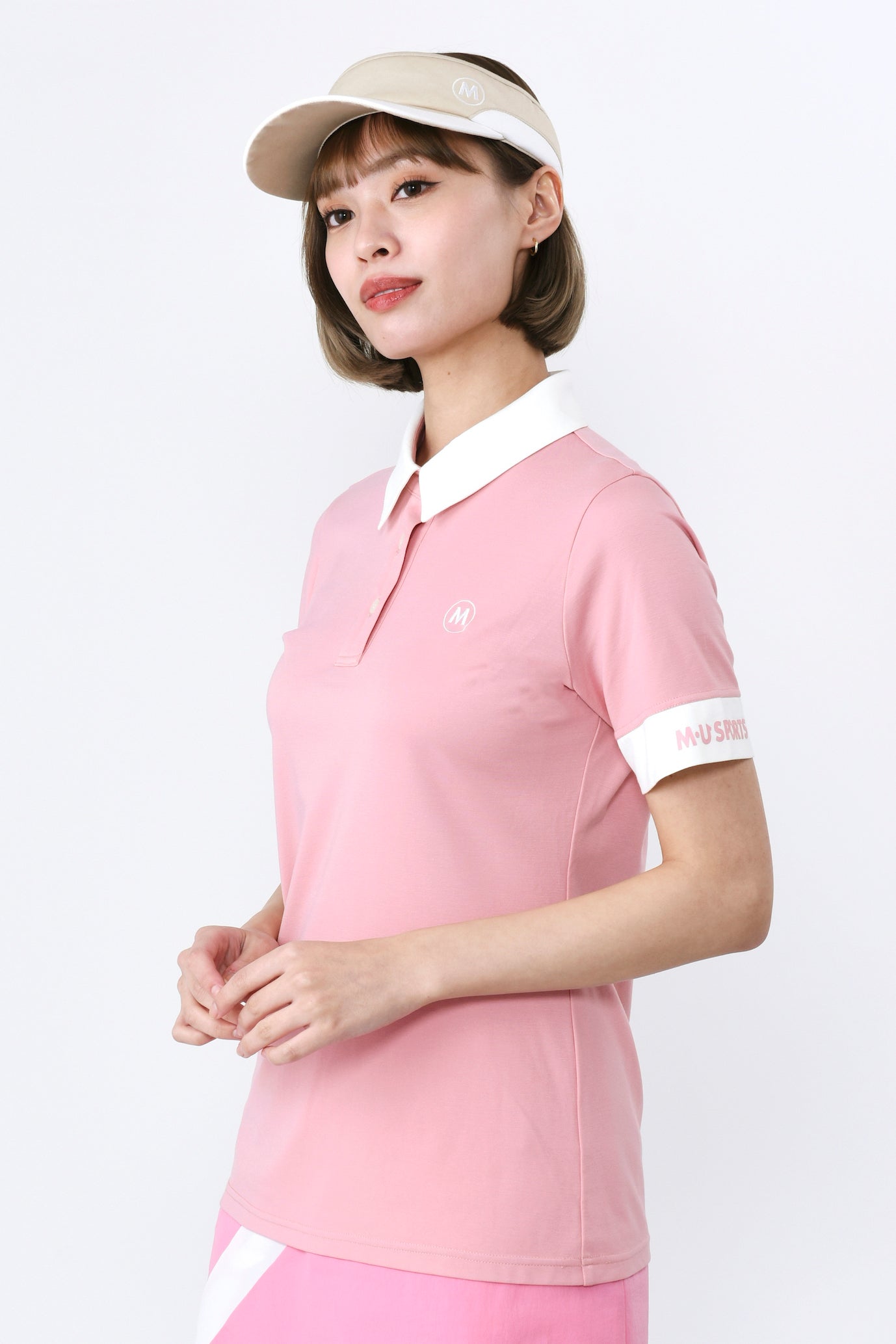 Short sleeve high tension bicolor shirt (801J1058)