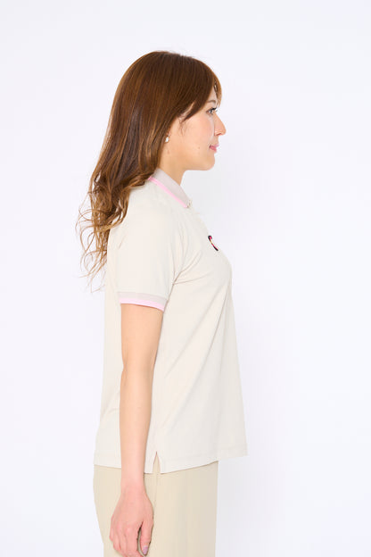 Short sleeve polo with line (801H2054)