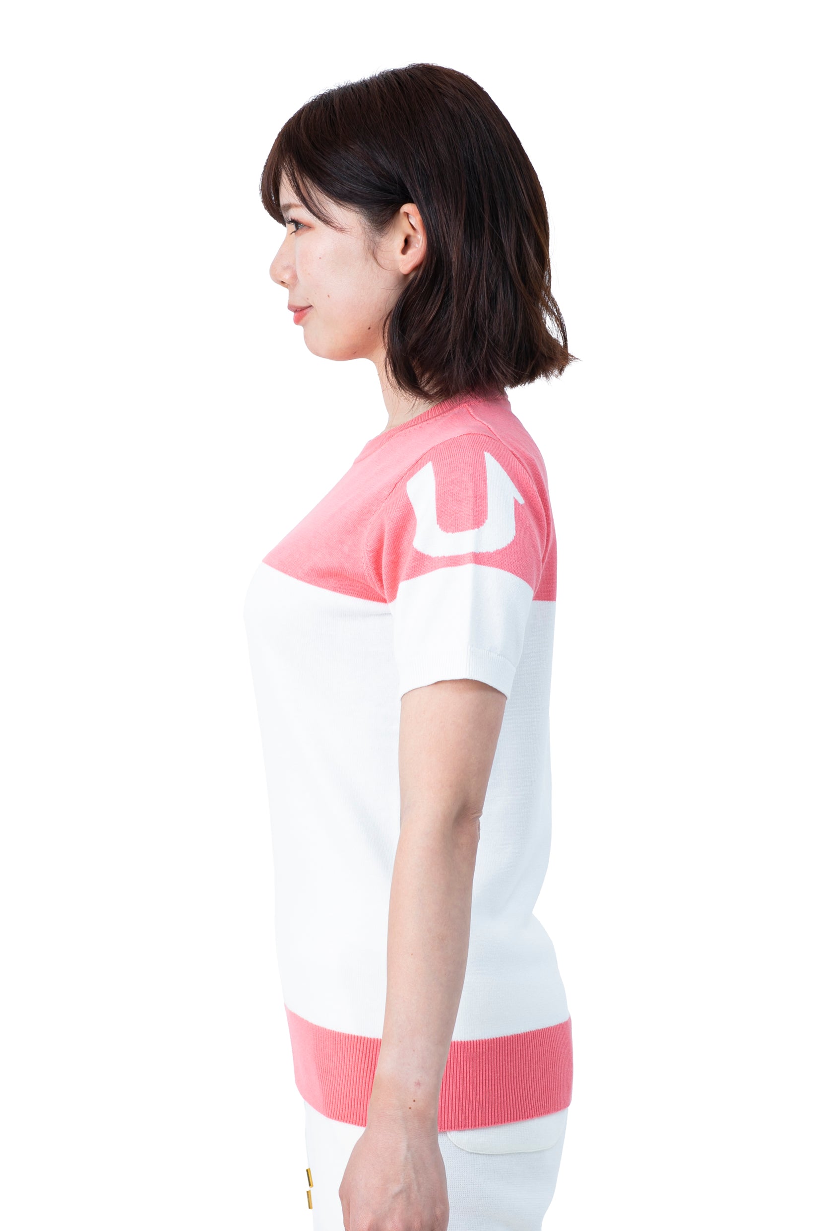 Short sleeve intershirt turtle knit (801H8258K)